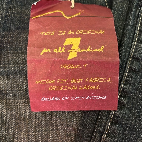 7 For All Mankind Vintage Zippered Ankle Jeans Sz 27 NWT!! - Picture 16 of 16